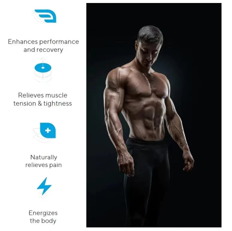 Deep Tissue Massage Gun for Muscle Recovery, 6 Heads - Tidesmit Body Shaping Massage Equipment Tidesmit