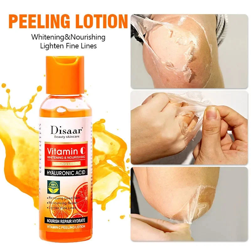 Yellow Peeling Oil for Dark Skin - 100ml Professional Exfoliating Treatment Scrubs Treatments Tidesmit