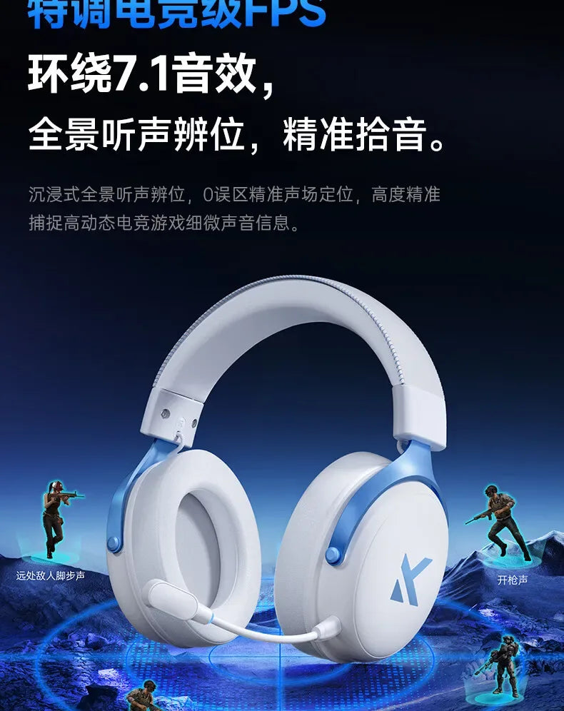 MCHOSE V9 Pro Wireless Gaming Headset: Four-Mode Connectivity Tidesmit Tidesmit