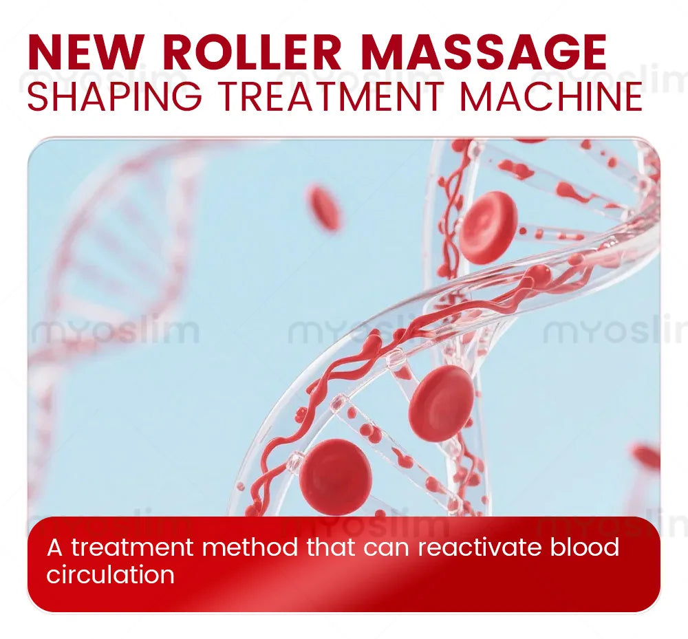 EMS inner ball roller machine for body sculpting, cellulite reduction, and blood circulation treatment.
