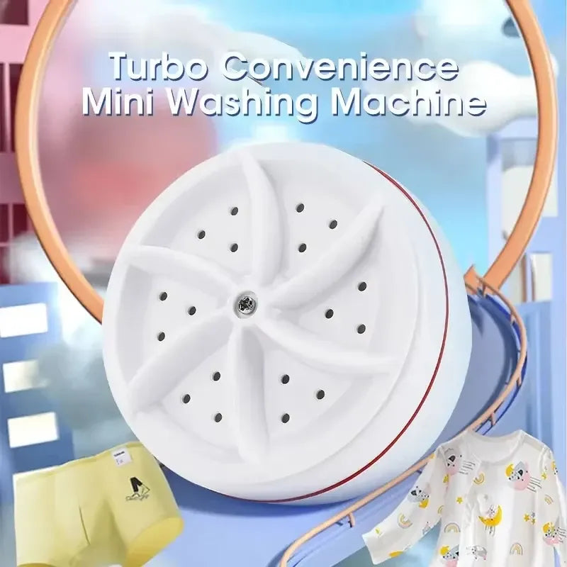 Tidesmit Portable Mini Turbo Washer 220V White