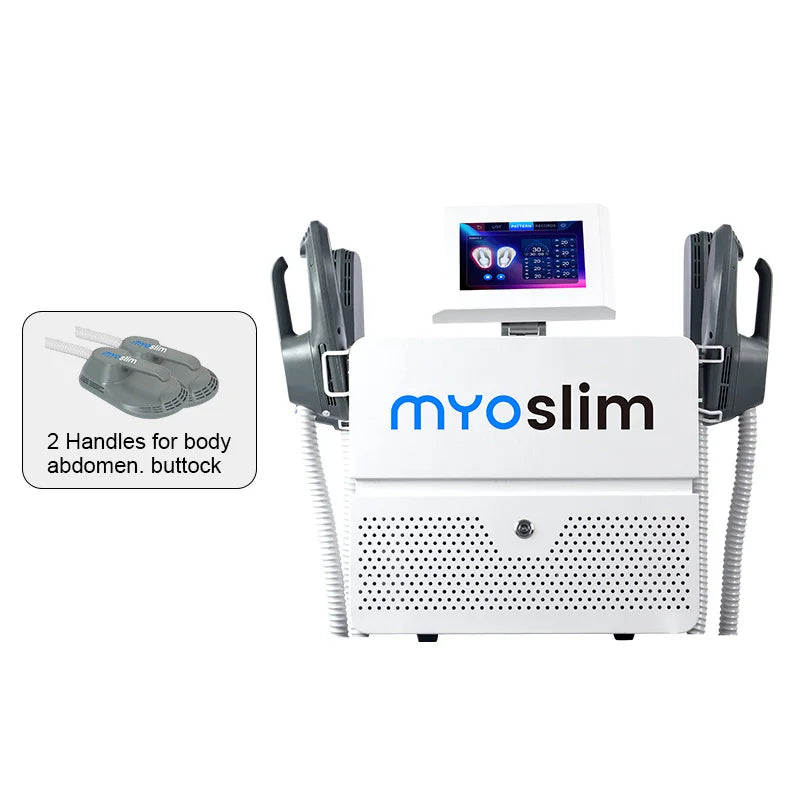 EMSzero Sculpting Machine with RF Handles - Professional Muscle Stimulator Body Shaping Massage Equipment 2 handle RF