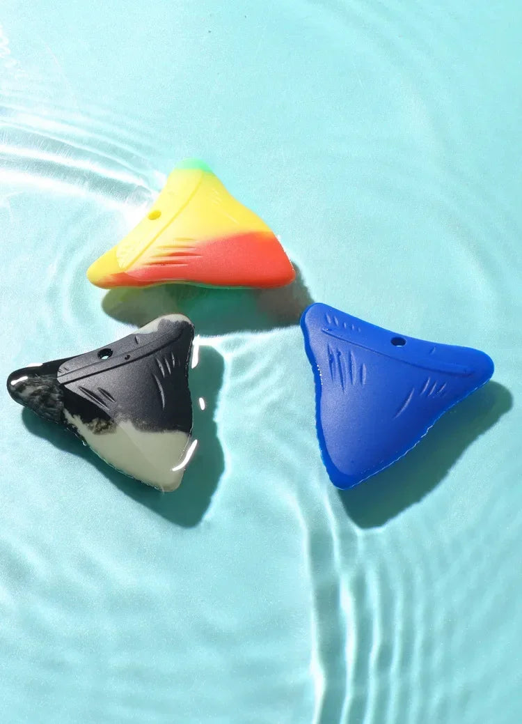 Kids Sensory Chew Necklace Brick Chewy Kids Silicone Triangle Fangs Toys Silicone Teeth for Children with Autism