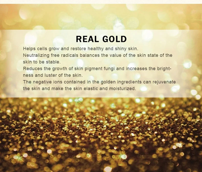 ARTISCARE 24K Gold Serum 3-piece set for anti-aging facial care, moisturizing face essence, and skin rejuvenation.