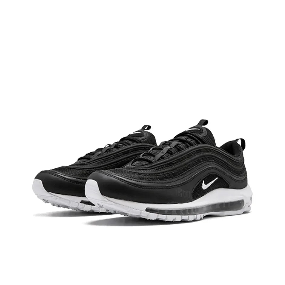 Nike Air Max 97 Unisex Black White Retro Casual Running Shoes Comfortable Low Top Sneakers 921826-001