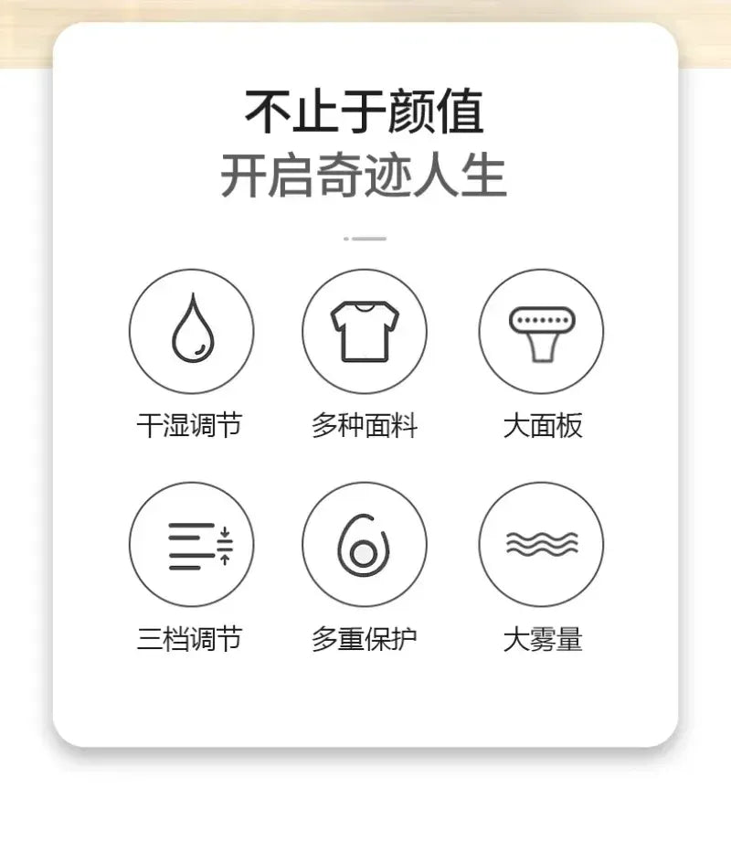 HAOYUNMA Handheld Garment Steamer 2000W Vertical Clothes Iron