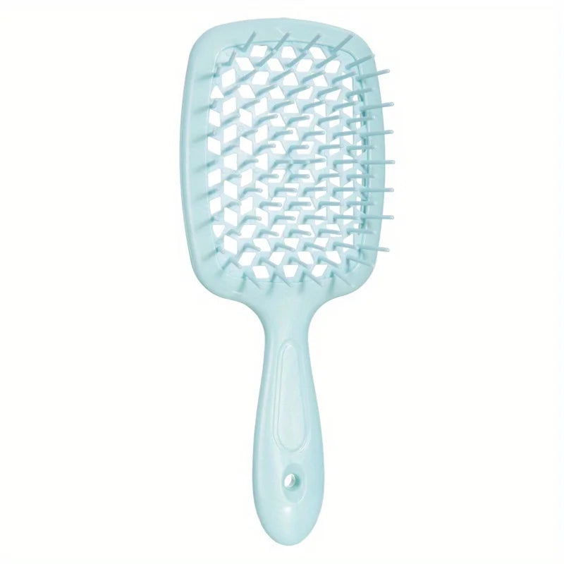 Detangling Hair Brush - Ergonomic Massage Comb for Wet Curly Hair Massage Chairs Blue Tidesmit