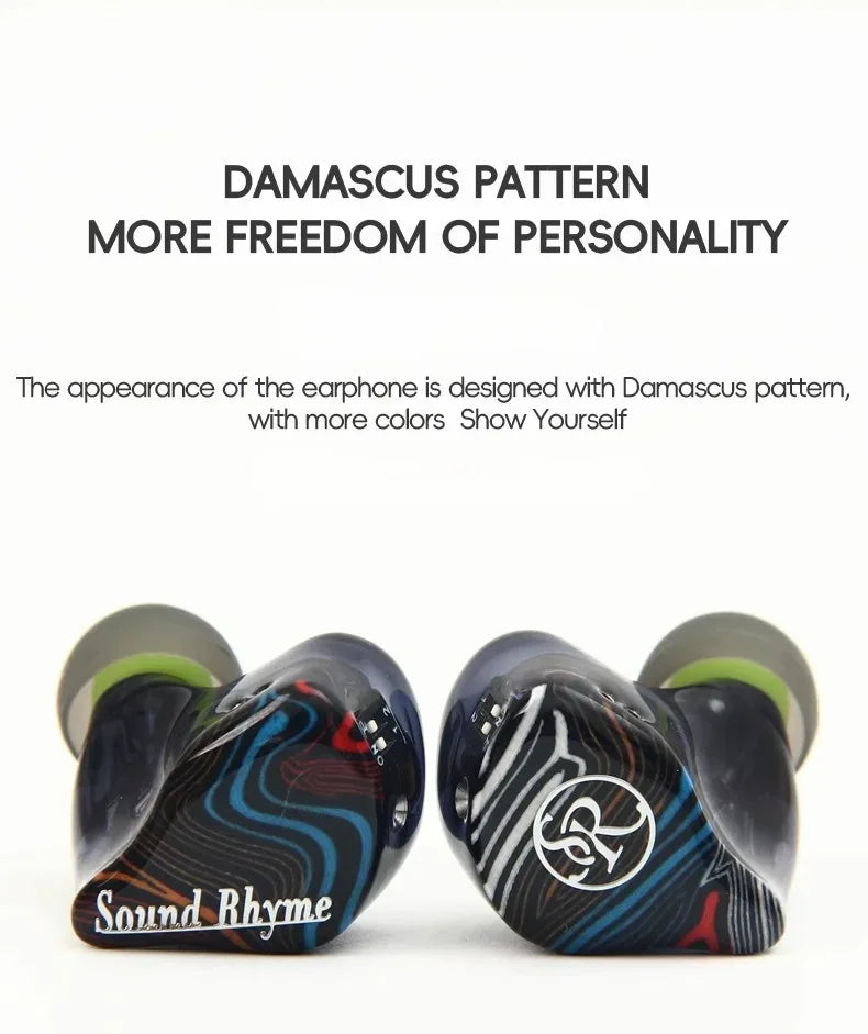 7-Driver Hybrid IEM Earphones 1DD+6BA Tuning Switches Tidesmit Tidesmit