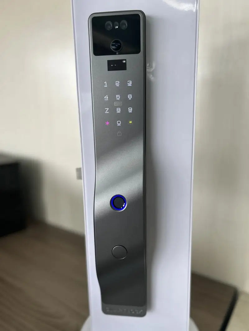 3D Face Recognition Smart Door Lock WiFi Electronic Home Lock with Camera RFID Card Compatible with Tuya for Smart Home Security