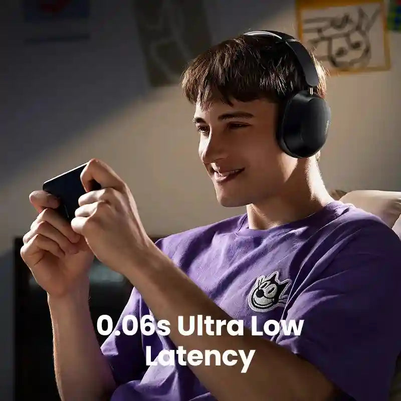 Wireless Headphones with Active Noise Cancellation & 75H Playtime Tidesmit