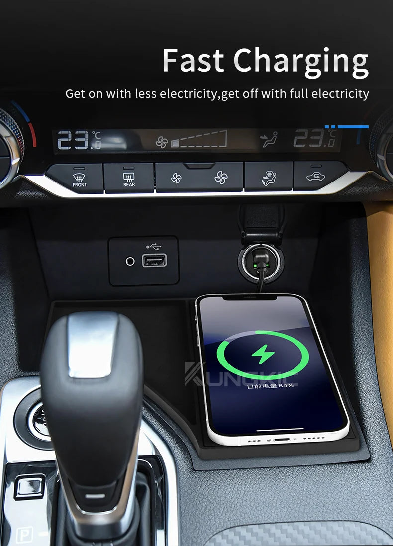 Wireless Car Charger Pad for Nissan Sylphy Sentra 2020-2025 LHD Tidesmit