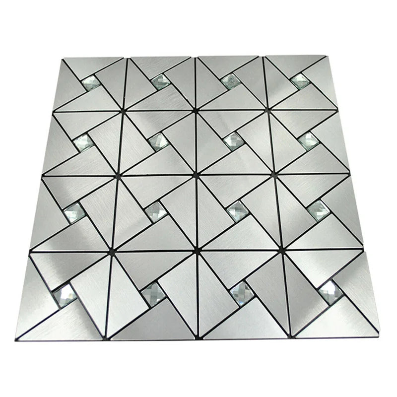 3 Pcs Self Adhesive Mosaic Stick Wall Tile Backsplash Kitchen Bathroom Washbasin Living Room Background KTV Decor Wall Decal