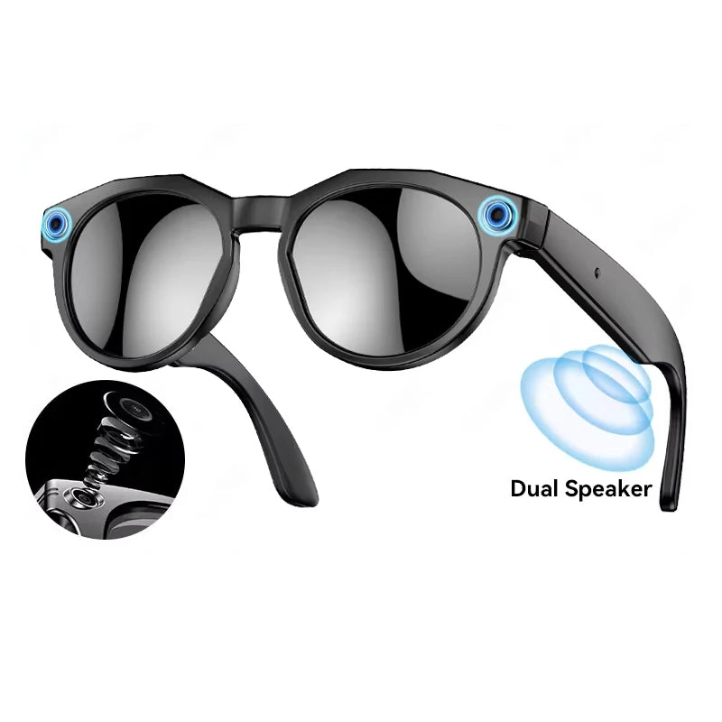 AI Smart Glasses with 8K Camera and Voice Translation - Tidesmit sunglasses Tidesmit