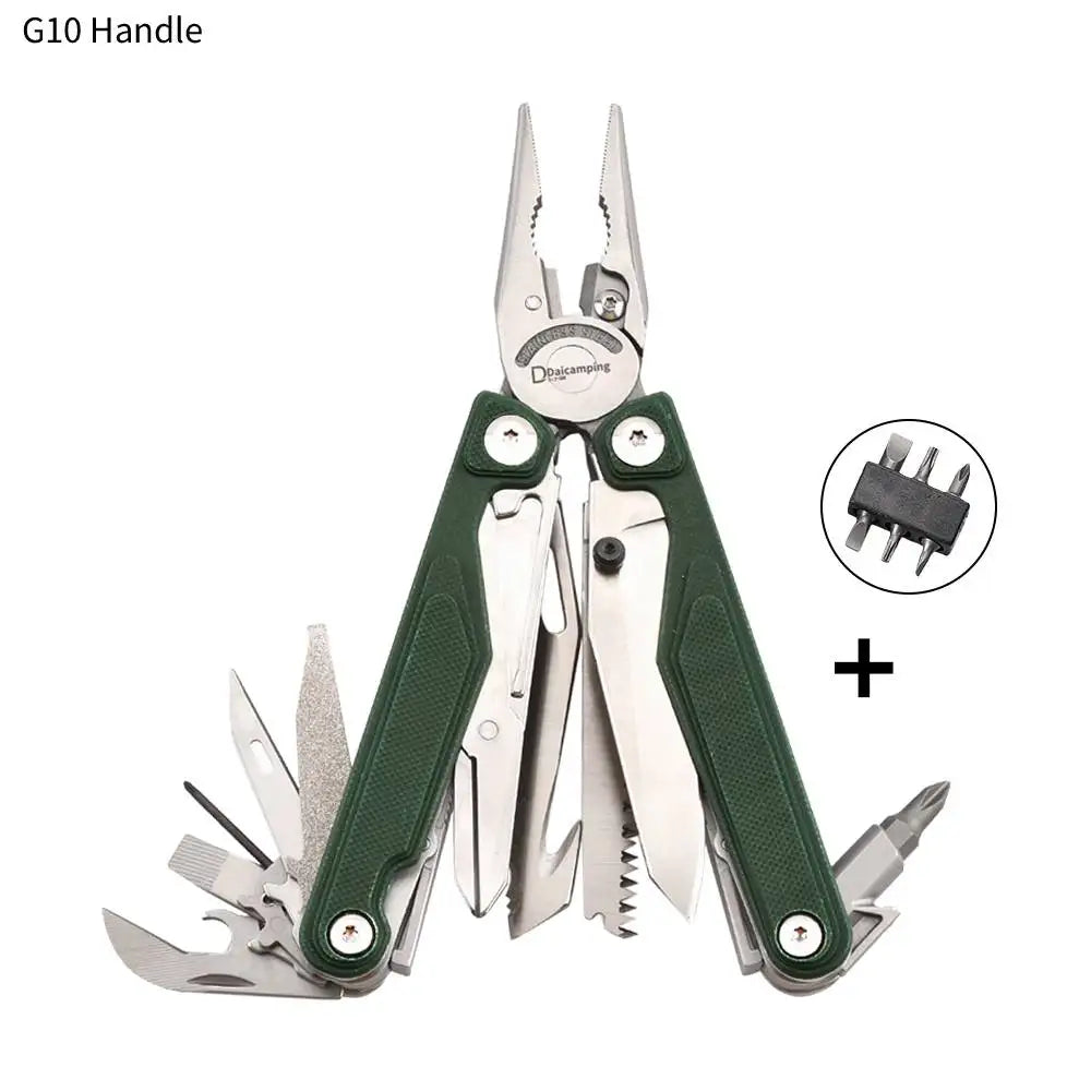 Daicamping DL30 DL301 DL7 Outdoor Camping EDC Plier Set Multifunctional Multitools Hand Multi Tool Folding Multi-tool Kit