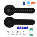 Smart Fingerprint Door Lock 5 in 1 Keyless Entry Door Knob Lock with Handle Smart Life APP Electronic Biometric Door Lock