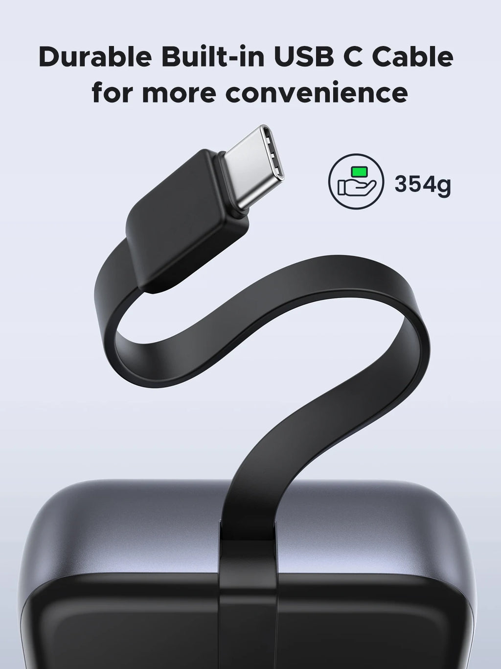 20000mAh Fast Charging Power Bank - Portable 22.5W USB-C Charger Tidesmit