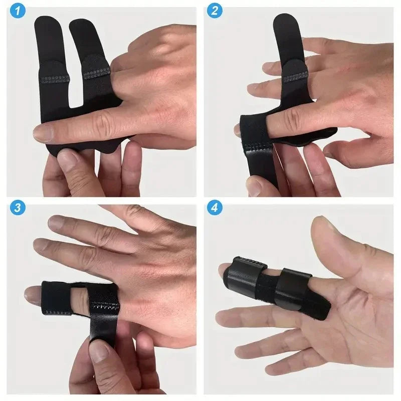 Finger Fixing Splint Straightening Brace Adjustable Fracture of The Finger Protective Gear Straightening Finger/knuckle Reusable