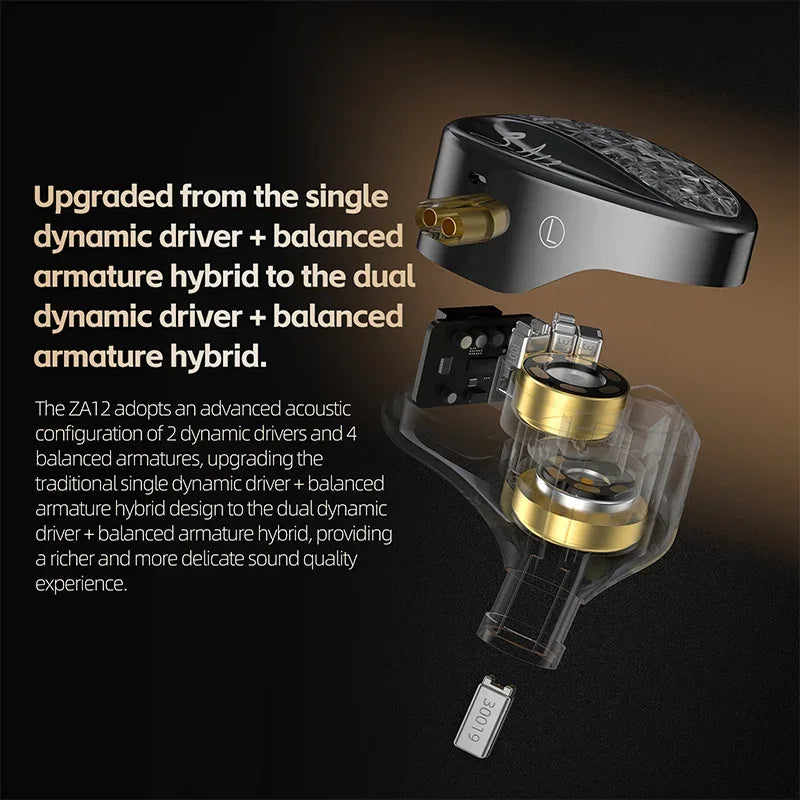 Hybrid IEM Noise Cancelling In-Ear Monitors - Tidesmit Tidesmit
