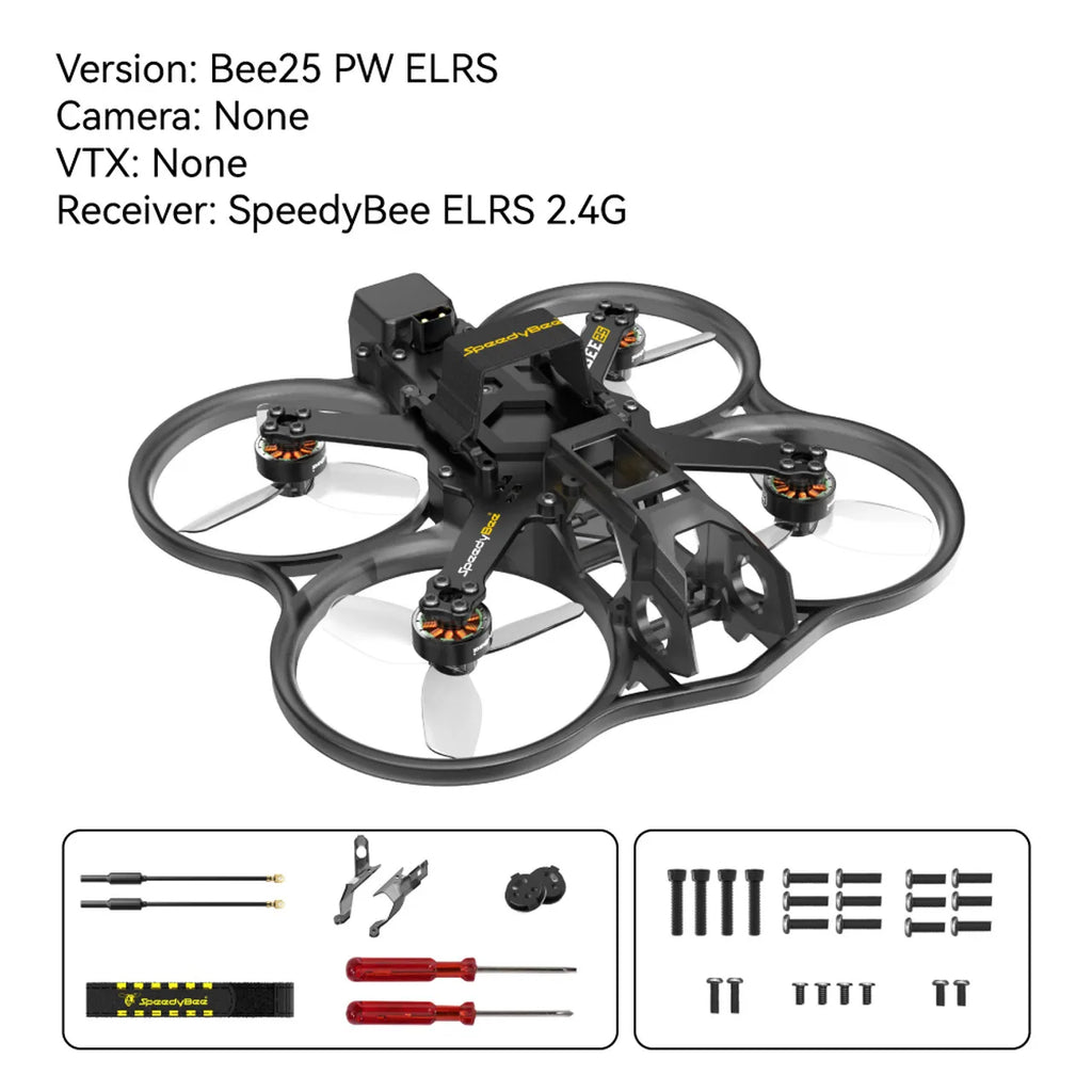 SpeedyBee Bee25 Cinewhoop 2.5 Inch FPV Drone - DJI O3 Air Unit Compatible ELRS Version Tidesmit