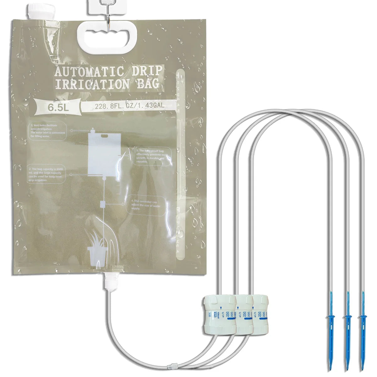 Gardening Automatic Watering Bag, Adjustable Water Volume, Large Capacity, Automatic Watering for 15 Days, Garden Tool