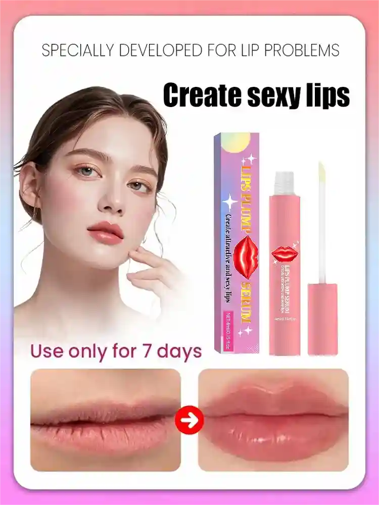 Lip Plumper Serum - Natural Volume Boost & Hydrating Lip Treatment Lip Care Tidesmit