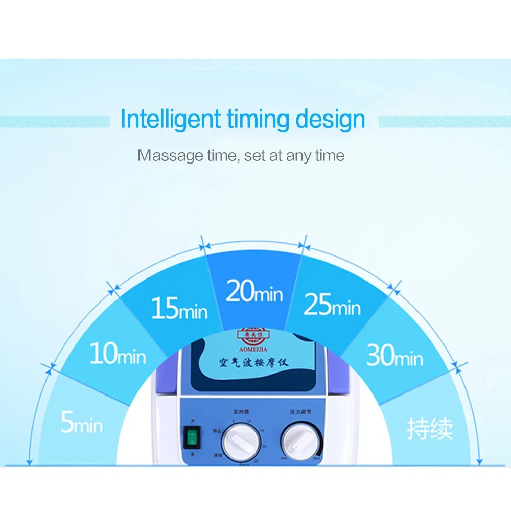 Lymphatic Drainage Machine: Electric Air Compression Leg Massager Body Shaping Massage Equipment Tidesmit