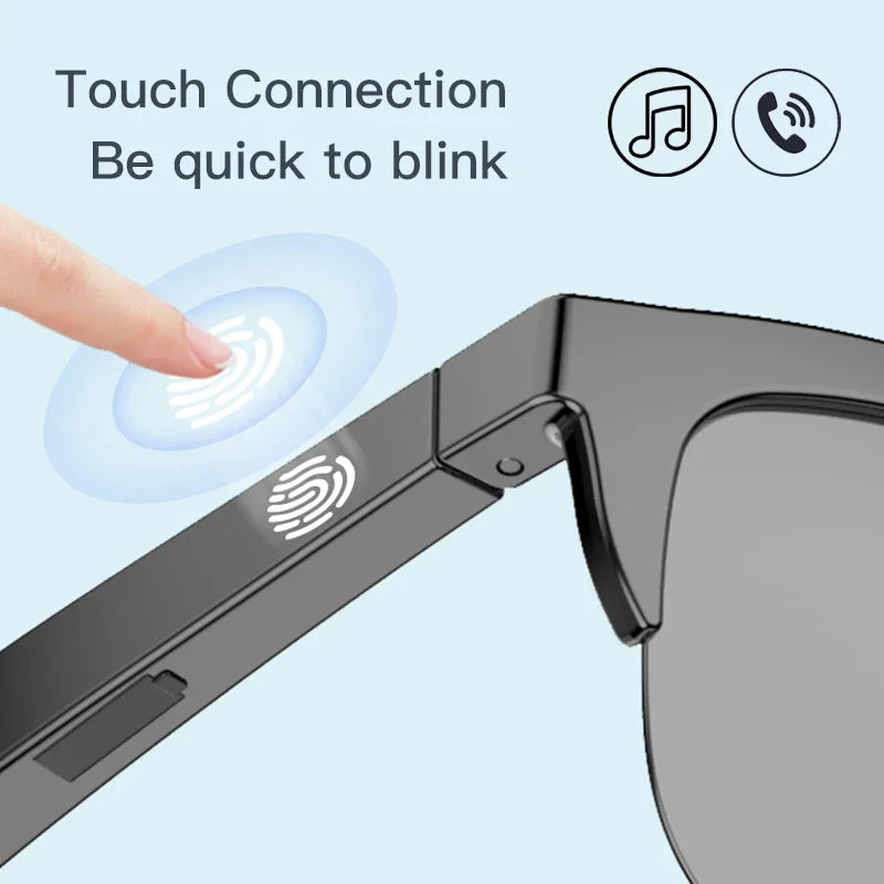 Tidesmit Bluetooth Smart Glasses V5.3 - Wireless Audio & UV Protection Tidesmit