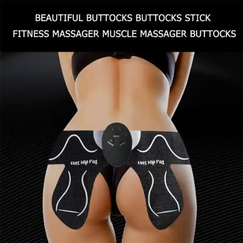 EMS Hip Muscle Trainer: Wireless Electric Massager for Glute Recovery Massage Chairs Tidesmit