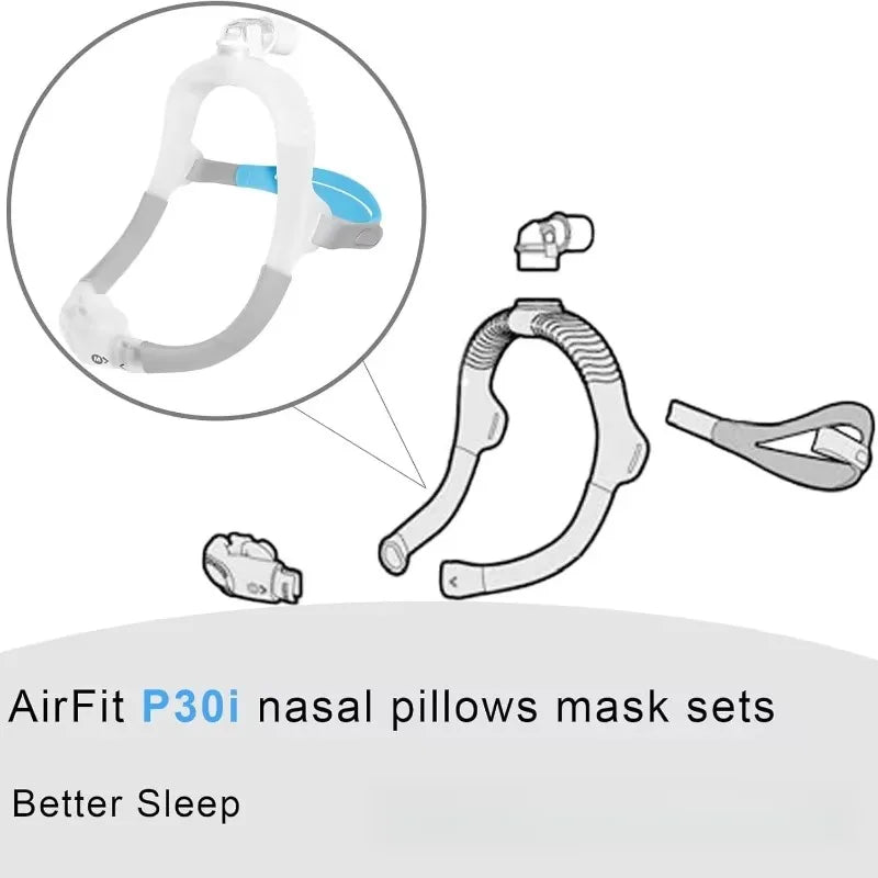 Replacement AirFit P30i Nasal Pillow Airfit N30i Nasal Mask Support CPAP Universal Respiratory Nasal Pillow Mask Sets