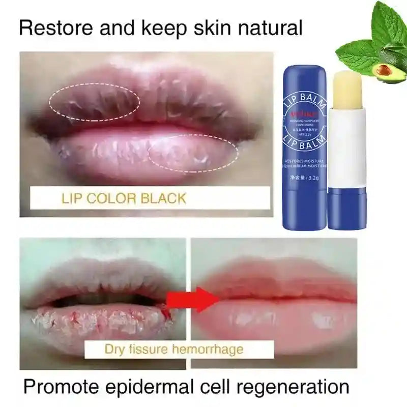 Lip Exfoliating Scrub and Moisturizing Balm Set for Dark Lips - Tidesmit Lip Care Tidesmit