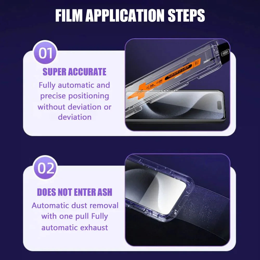 Privacy Screen Protector for iPhone 16 - Anti-Spy 9H Tempered Glass Tidesmit