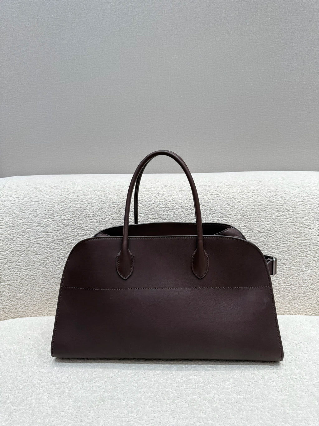 Unisex saddle leather all steel hardware inner sheepskin single shoulder large capacity hand-held horizontal bag