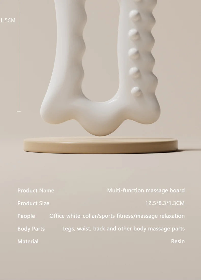 Gua Sha Massage Tool - Resin Body Scraper for Muscle Relief | Tidesmit Body Shaping Massage Equipment Tidesmit