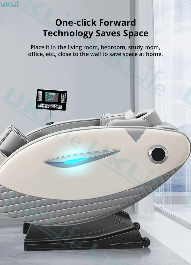 4D Full Body Massage Chair - Zero Gravity Electric Heat Recliner Body Shaping Massage Equipment Tidesmit