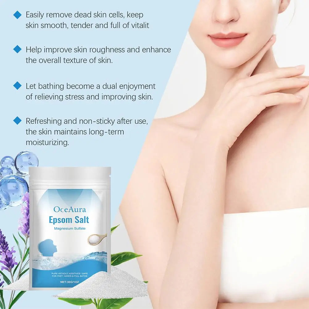 Magnesium Sulfate Bath Salt Scrub – Professional Detox Exfoliation Scrubs Treatments Tidesmit