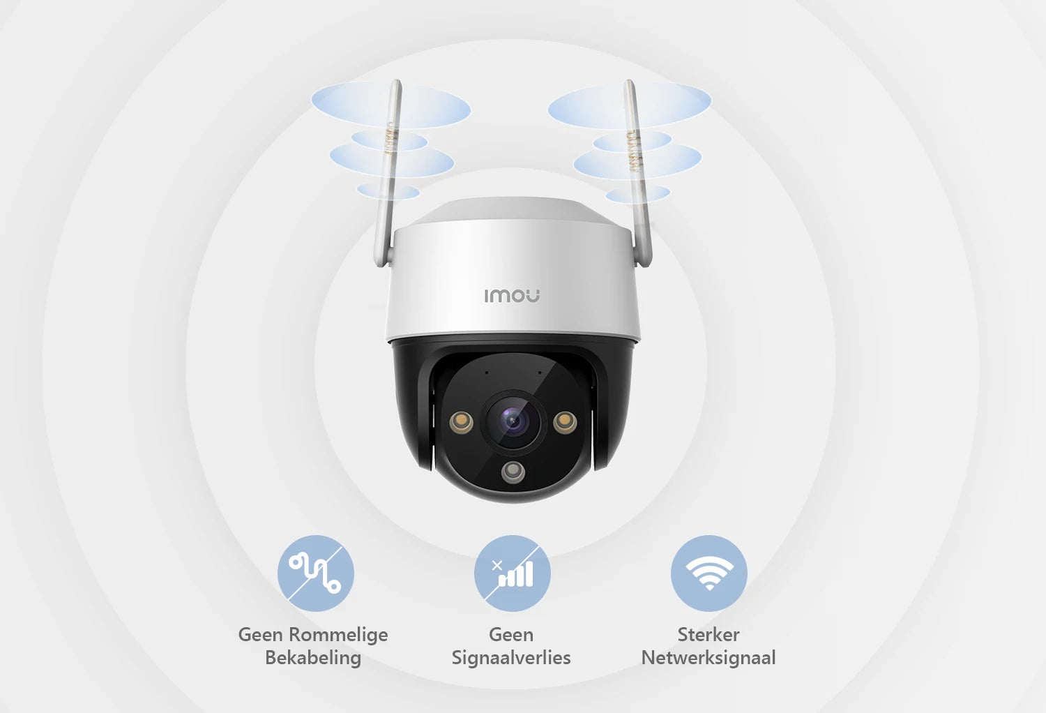 IMOU 2PCS Cruiser SE+ 5MP Wi-Fi PTZ Camera Smart Color Night Vision IP66 Outdoor Security 360° Coverage Smart Auto Tracking
