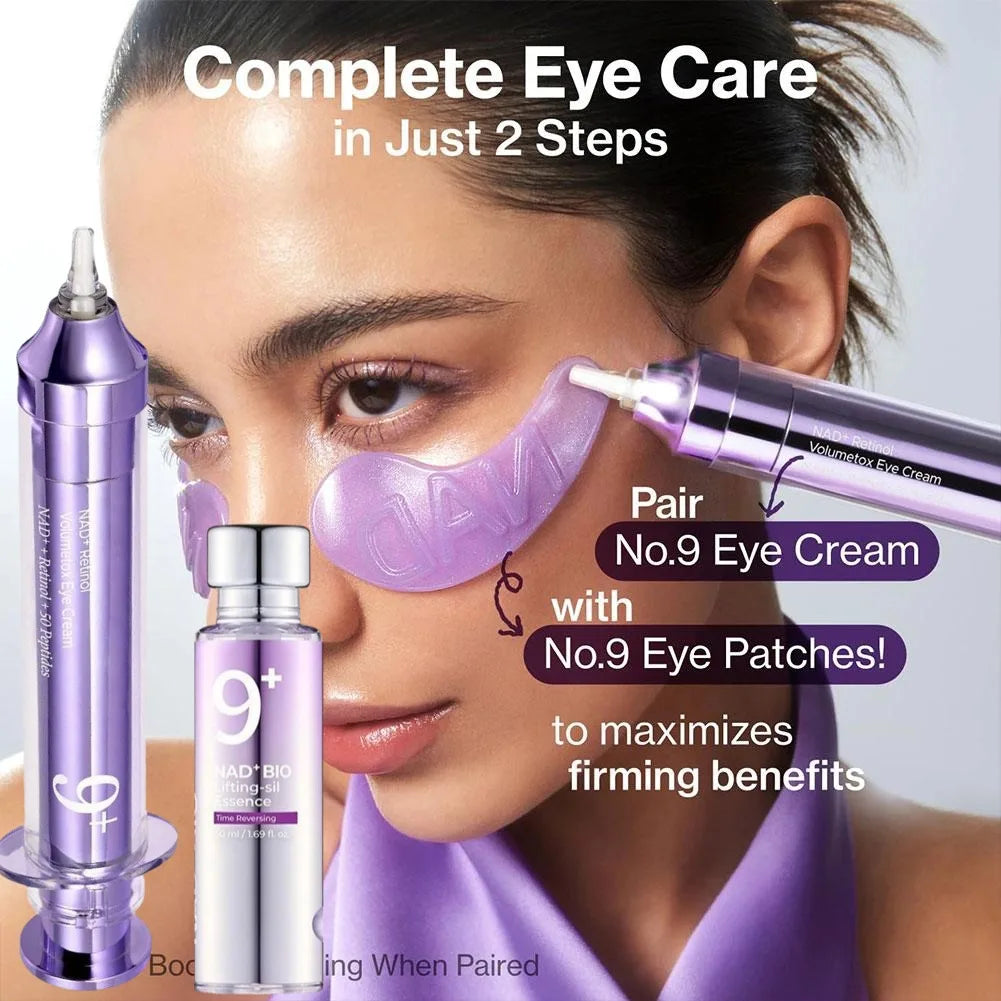 NO.9 NAD+PDRN Lift & Firm Eye Cream Moisturizing Nourishing Facial Essence Face Skin Brightening Essence Korean Skin Care