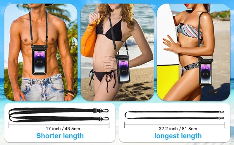 Waterproof Phone Pouch | Universal Crossbody Bag for Secure Travel Tidesmit