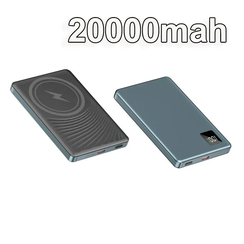 Tidesmit Magnetic Portable Charger 100000mAh PD Fast Power Bank Blue 20000mah Tidesmit