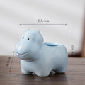Animal Shape Ceramic Cartoon Flower Pot Simple Adorable Succulent Plant Pot Creative Home Gardening Pot and Plant Container