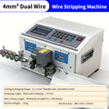 0.1-4mm² Computer Wire Stripping Machine Adjstable Cutting Length Cable Stripper LED Screen 110V 220V 32bit Smart Control System