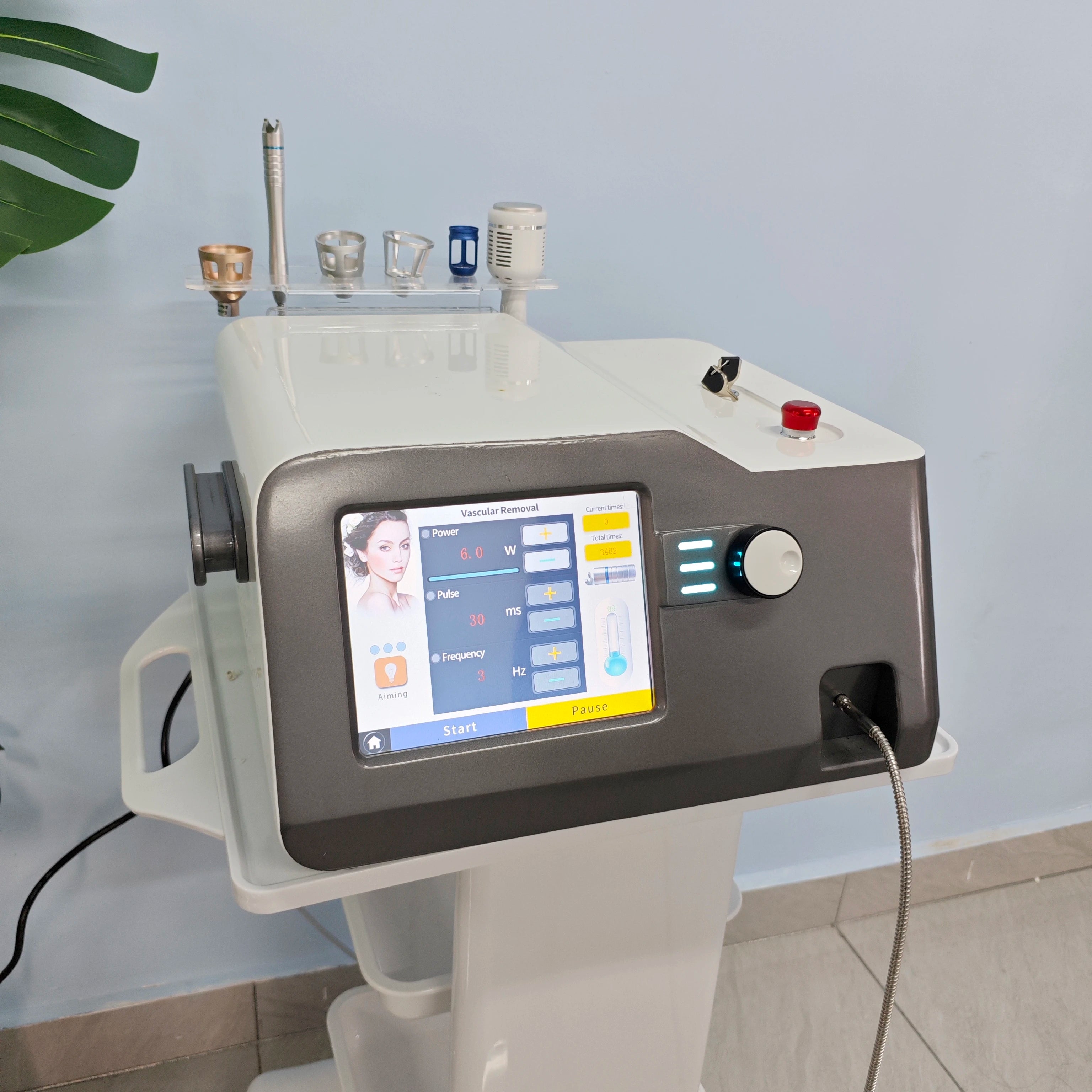980nm Diode Laser Vascular Vein Removal Device 6-in-1 Therapy Relaxation Treatment Tidesmit