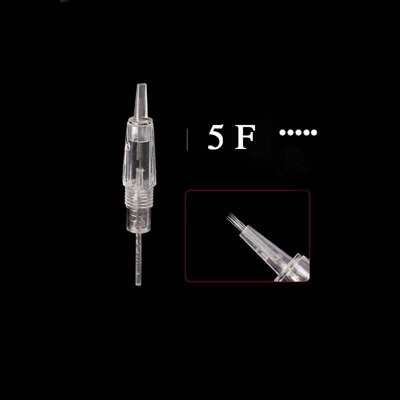 PMU Machine Rotary Pen Kit for Eyebrow and Lip Semi-Permanent Makeup Permanent Makeup Machines 50 pcs 5F Tidesmit