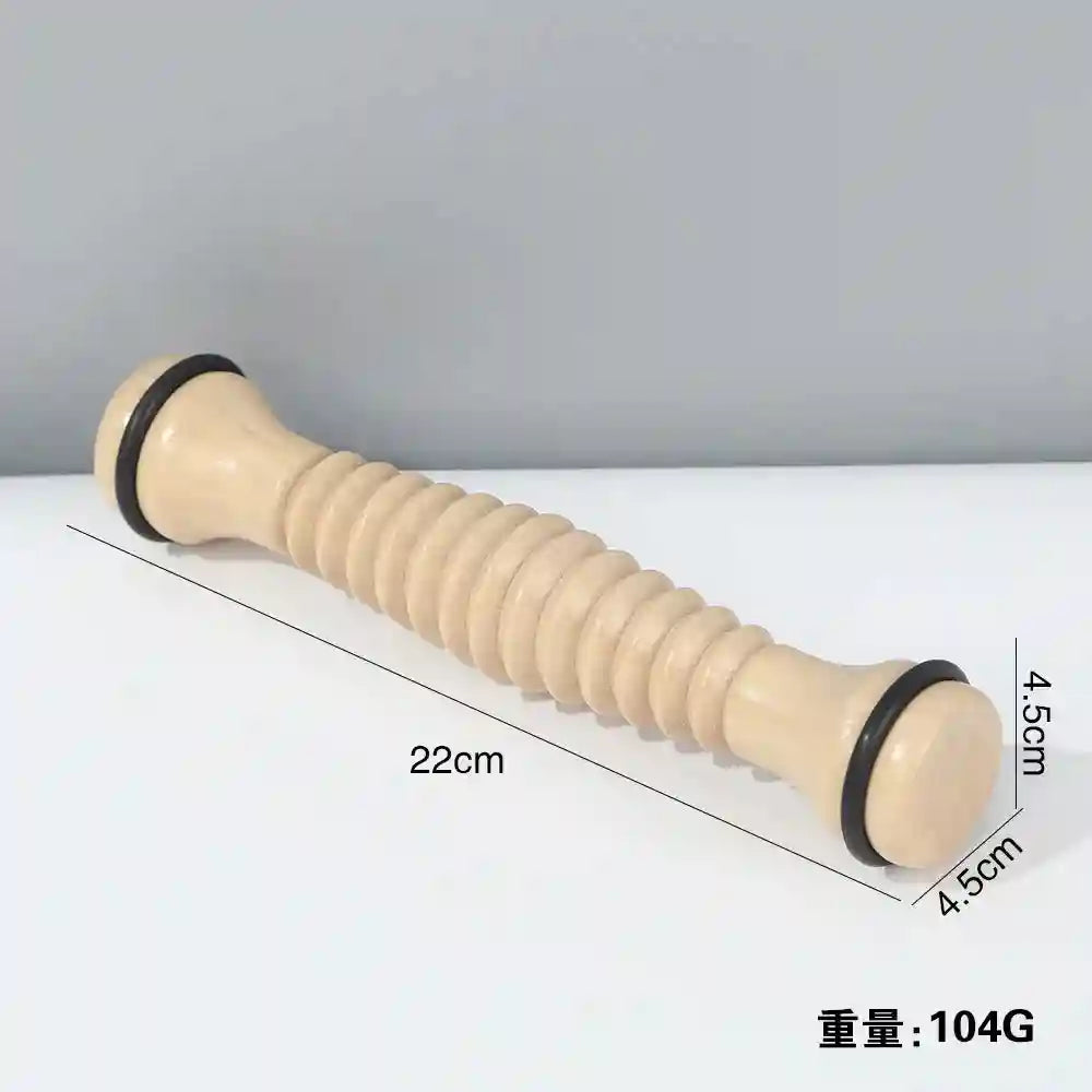 Wooden Foot Roller for Plantar Fasciitis Relief | Dual Manual Massage Tool Massage Roller Tidesmit