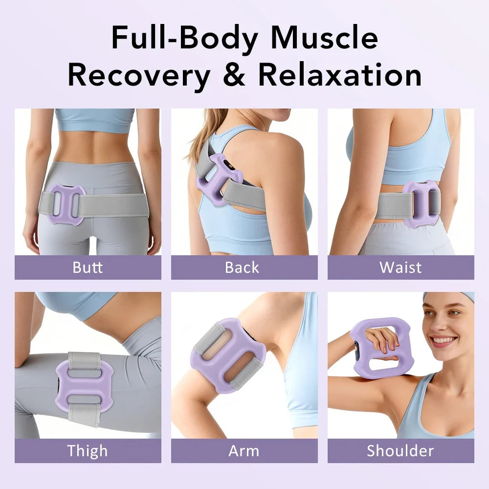 Fascia Massage Gun: Deep Tissue Percussive Therapy Tool (Purple) Fascia Gun Tidesmit