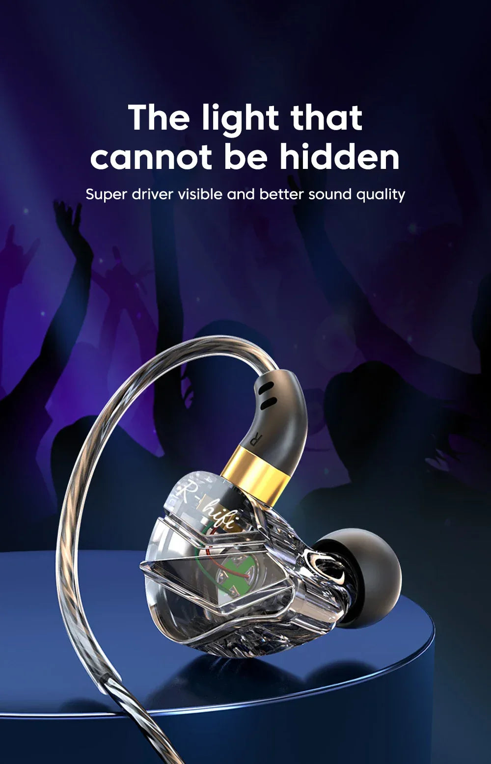 Tidesmit USB-C Wired Earbuds with 9D HiFi Stereo Bass - S16 Series Tidesmit