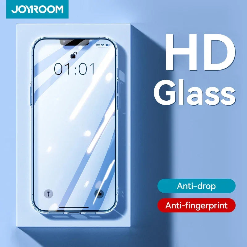 iPhone 15 Screen Protector Tempered Glass 9H Hardness Case Friendly 3pcs Tidesmit