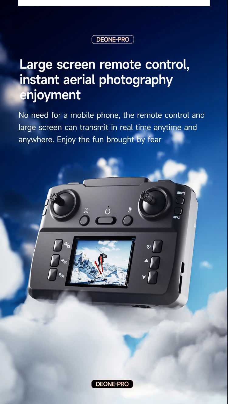 4K Camera Drone - M2 Foldable Quadcopter with Optical Flow Tidesmit