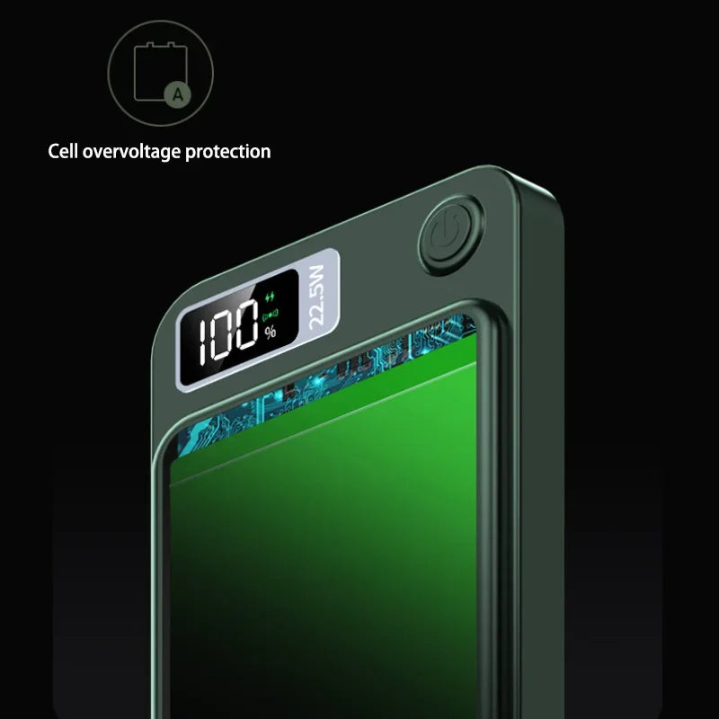 Tidesmit High Capacity Portable Power Bank – Fast PD Charging Tidesmit