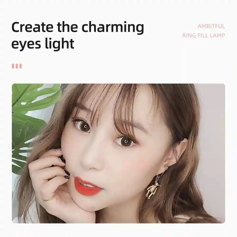 21-Inch LED Ring Light with Adjustable Color Temperature and Tripod Kit Tidesmit